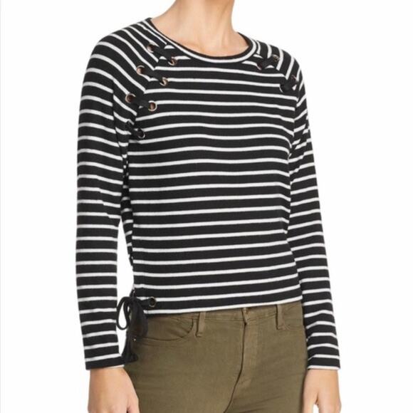 Revolve Generation Love Kath Lace Up Top S - Picture 1 of 12